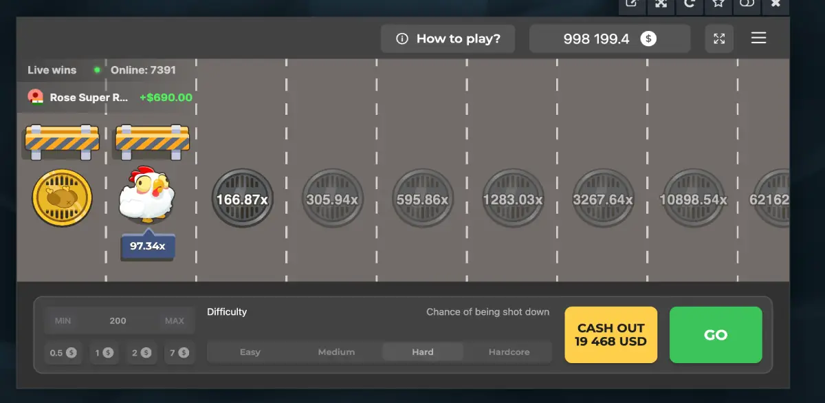 Animated trap tiles inside dungeon setting of Chicken Road 2 game