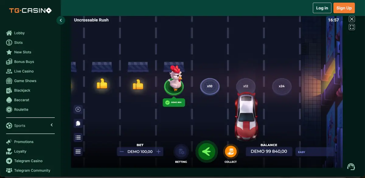 Multiplier scaling chart by difficulty level