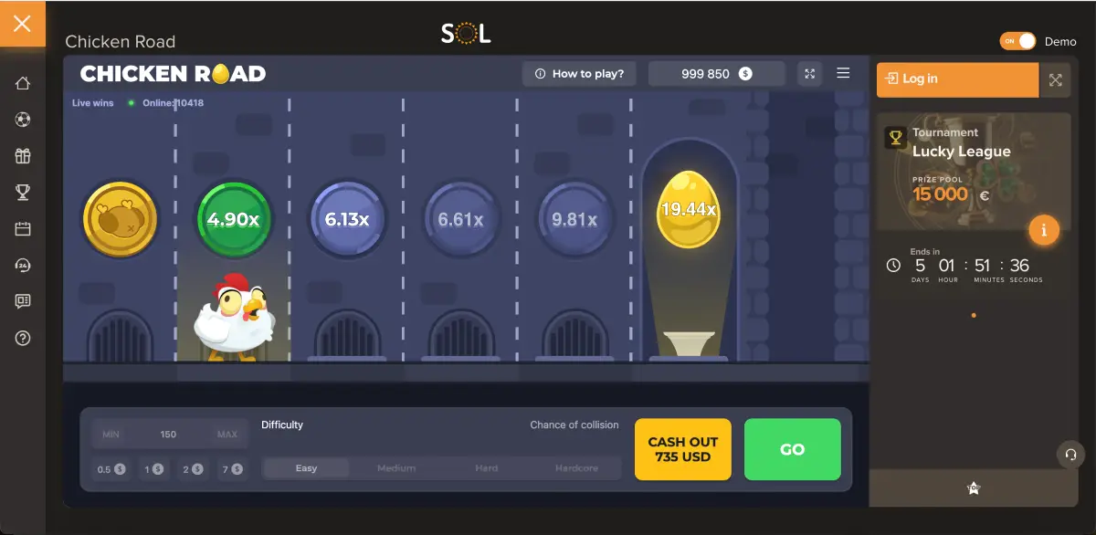 Chicken Road strategy example with fixed step and cashout logic