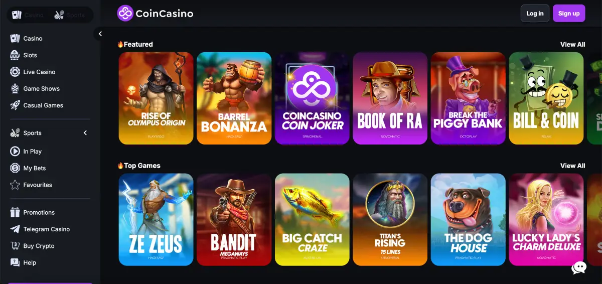 Exclusive VIP perks and cashback options on CoinCasino