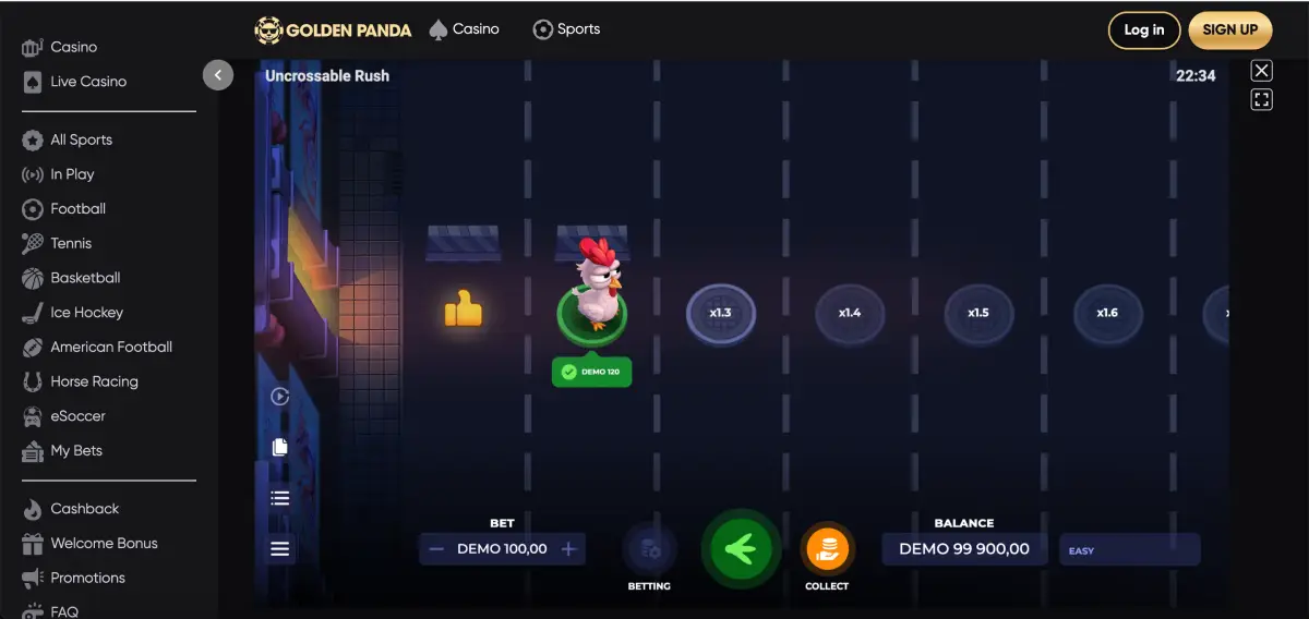 200% welcome bonus up to €5000 with 50 free spins at Golden Panda Casino 200% welcome bonus up to €5000 with 50 free spins at Golden Panda Casino