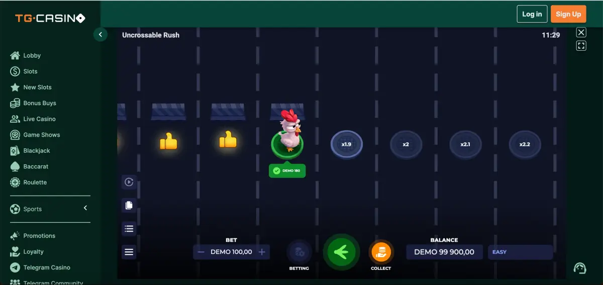How to start playing on TG Casino Telegram in 3 simple steps
