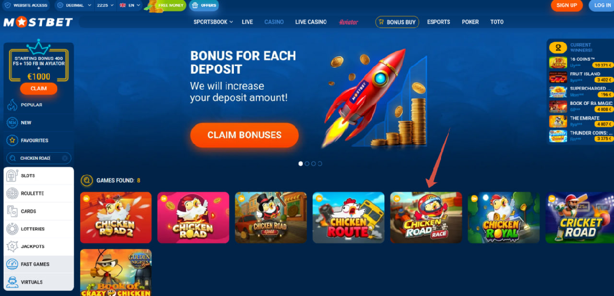 General overview of Chicken Road Race with mechanics and visual layout