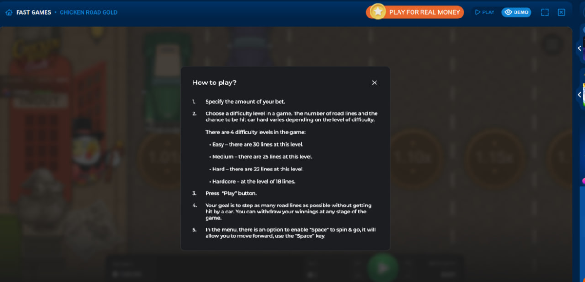 Chicken Road Gold InOut game developed by InOut Games provider Chicken Road Gold InOut game developed by InOut Games provider