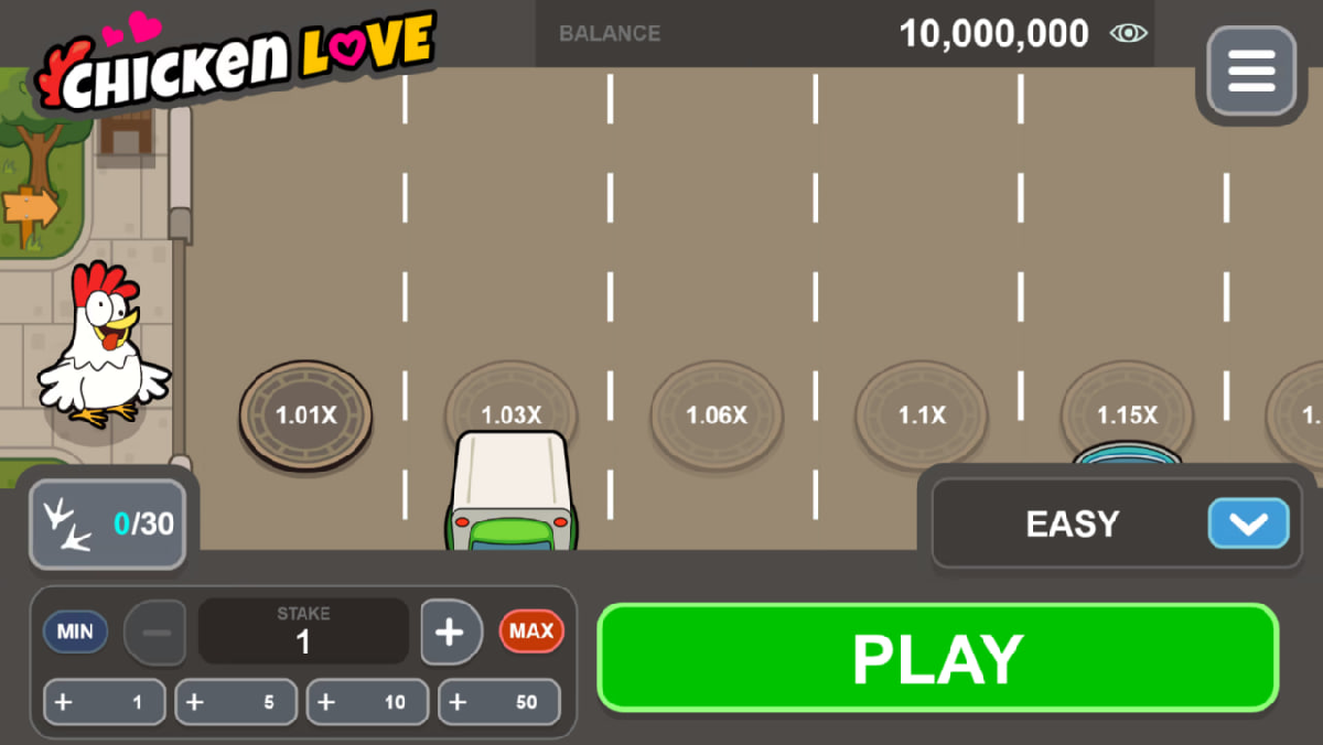 Chicken Love game characteristics including RTP 98%, max win, volatility and multiplier system Chicken Love game characteristics including RTP 98%, max win, volatility and multiplier system