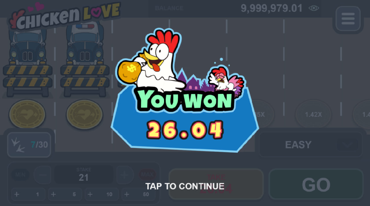 Chicken Love game mobile experience on Android device via browser platform Chicken Love game mobile experience on Android device via browser platform