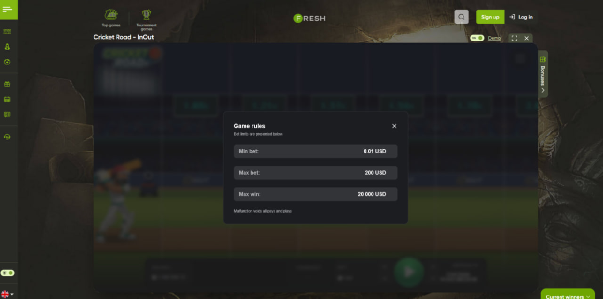 Cricket Road mobile version and browser play on smartphones Cricket Road mobile version and browser play on smartphones