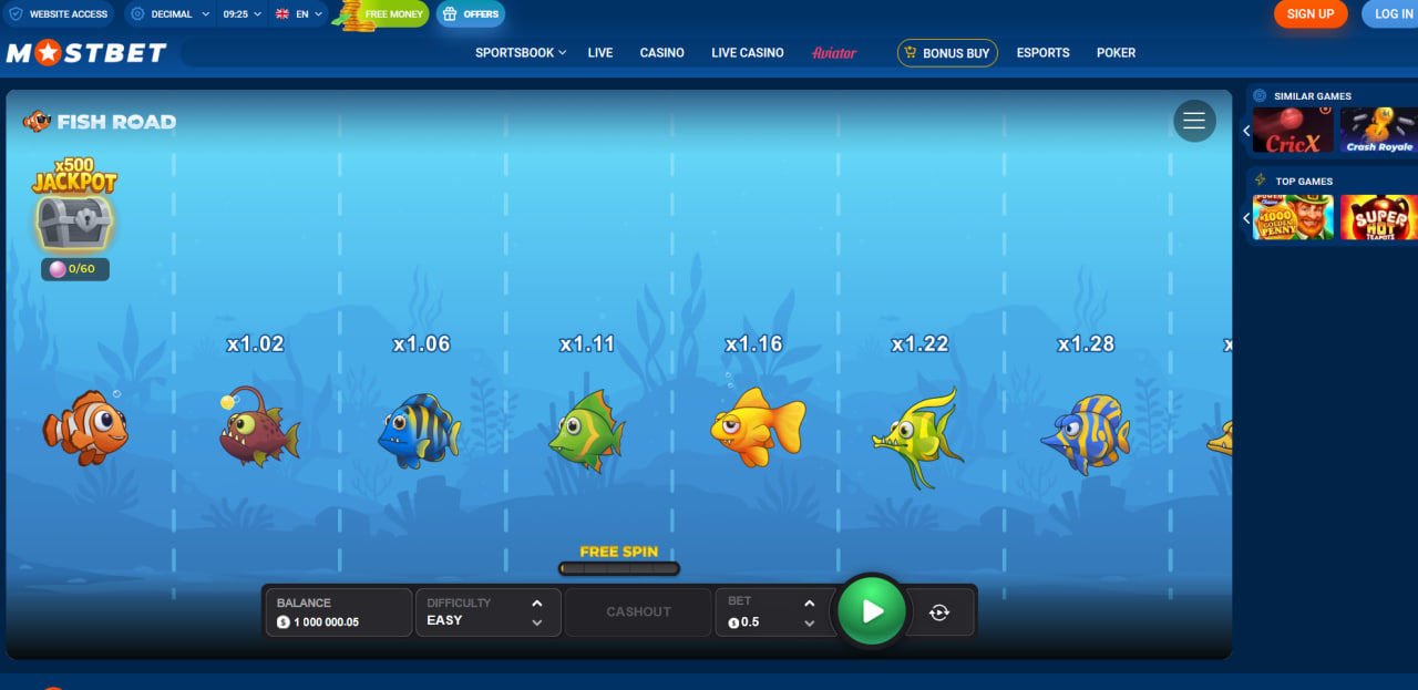 Fish Road game overview with step-based crash gameplay Fish Road game overview with step-based crash gameplay